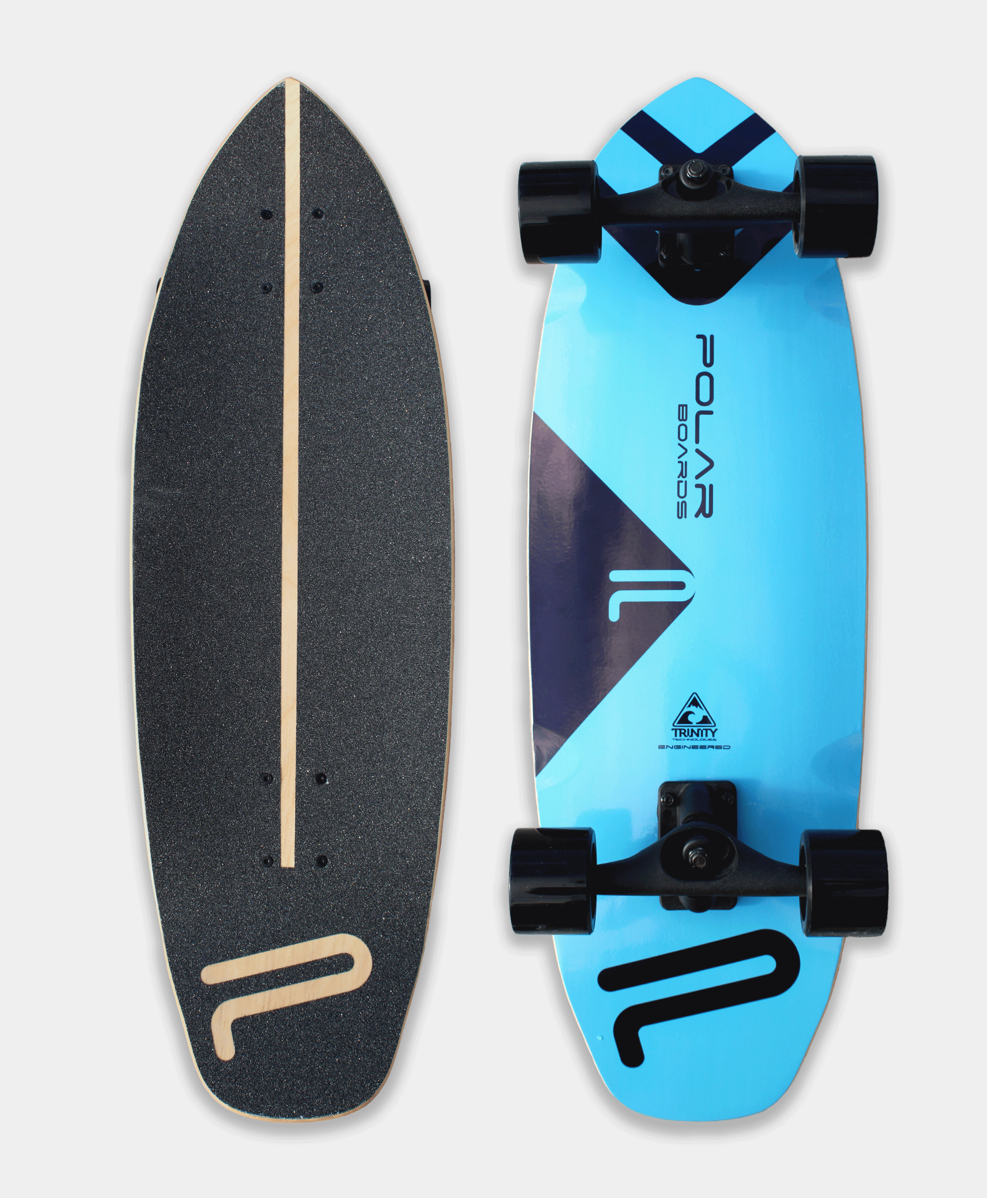 PYRO-CARBON-TTB Blue & black Rounded-carving – POLARBOARDS